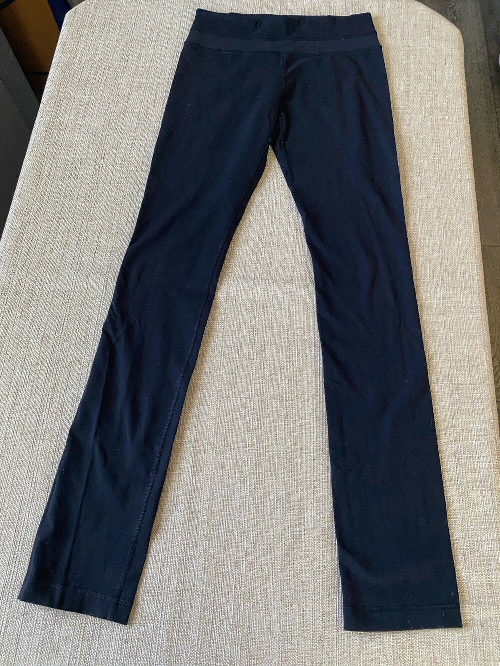 Lululemon Women’s 4 Black Leggings Align Wunder Under Perforated Speckle
